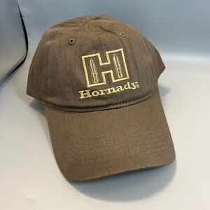 Hornady Ammunition Adjustable Hat Cap NEW Unisex “hook & Loop” Closure Drk Taupe